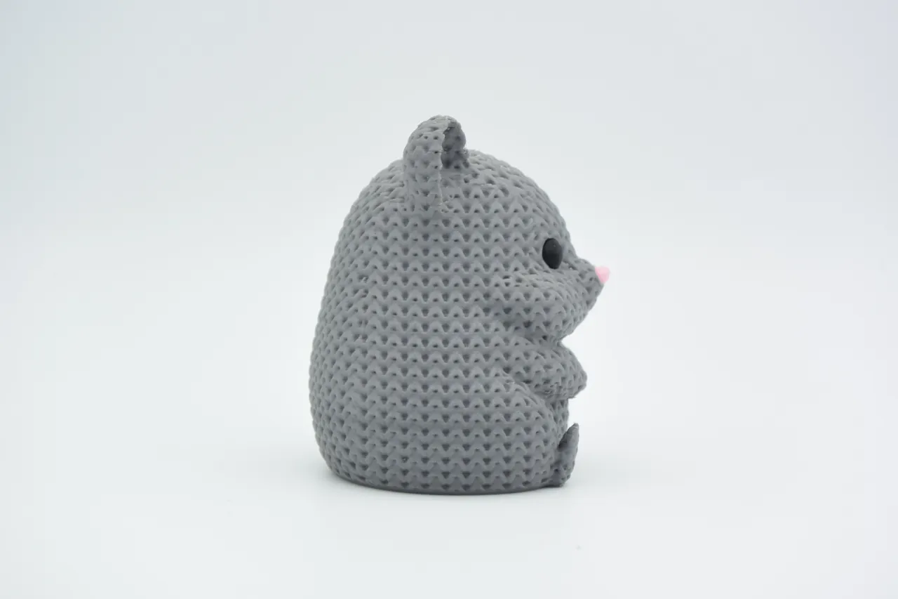 Knitted Hamster view 2