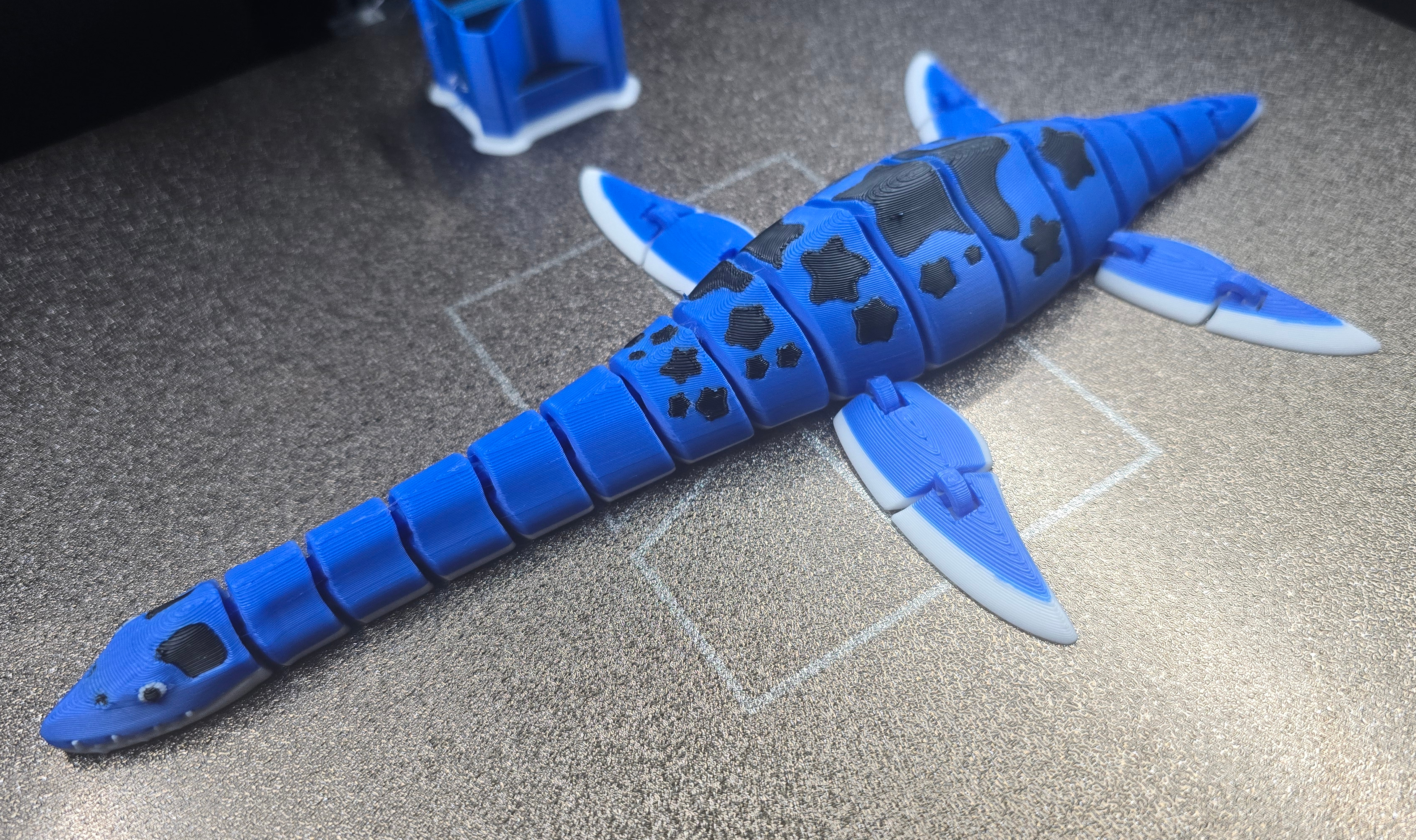 Miniatura 7 do modelo 3D Flexi Plesiosaurus(print-in-placeiosaurus)