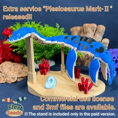 Flexi Plesiosaurus(print-in-placeiosaurus) view 3