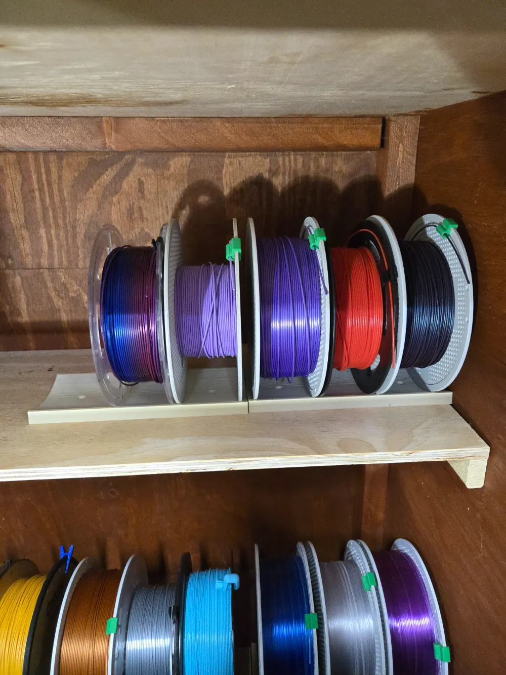 Simple spool rack/stand by aweirdguy MakerWorld: Download Free 3D Models