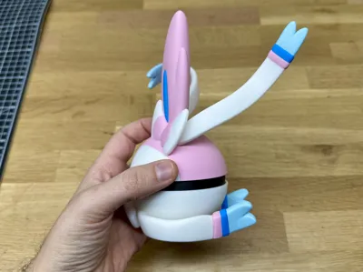 Sylveon Ball - Pokemon - Pokeball Functional - Free 3D Print Model -  MakerWorld