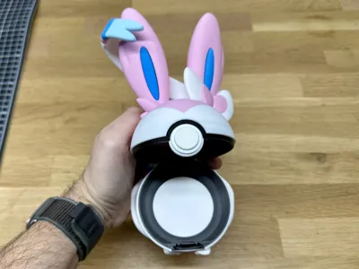 Sylveon Ball - Pokemon - Pokeball Functional - Free 3D Print Model -  MakerWorld