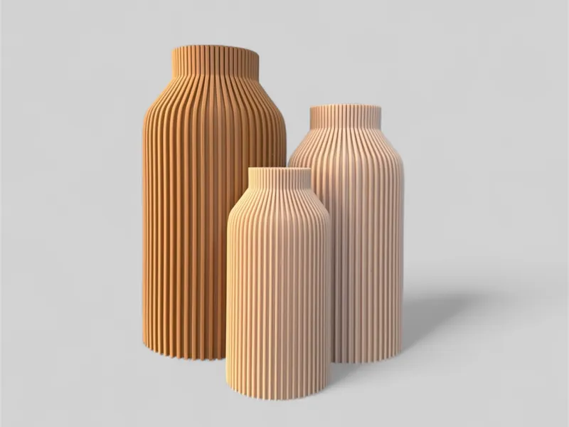 Bottle Line Vase