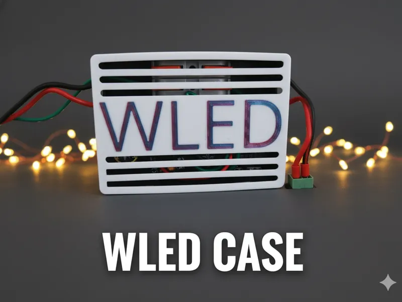 WLED BOX–ESP32 D1 Mini/C3(Snap-Fit,Sound Reactive)