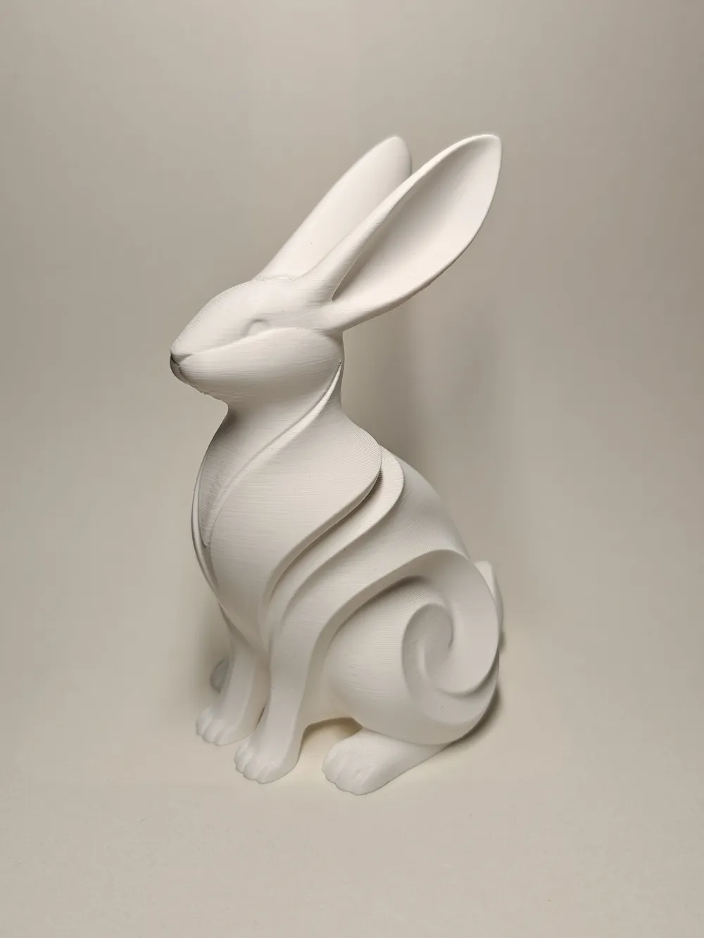 Elegant Spiral Rabbit - Free 3D Print Model - MakerWorld