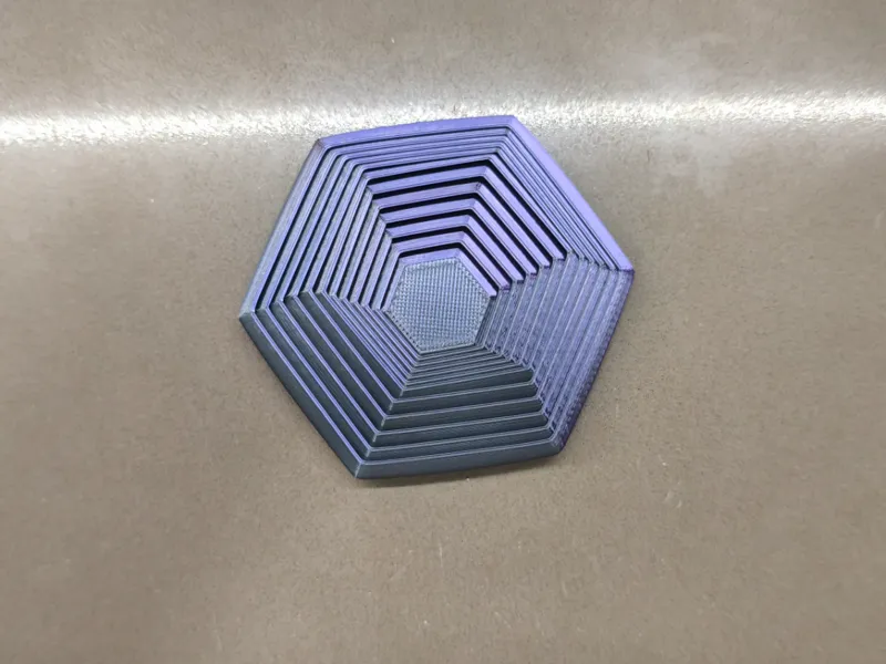 Fidget hexagono