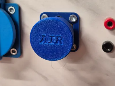 Dust cap for pneumatic quick coupling