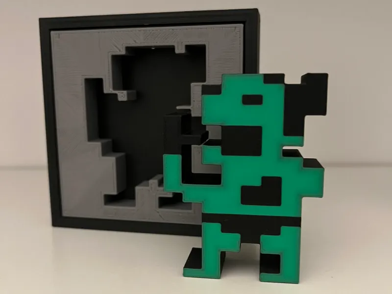Retro Arcade DisplayPixel - C64 Bruce Lee - Yamo