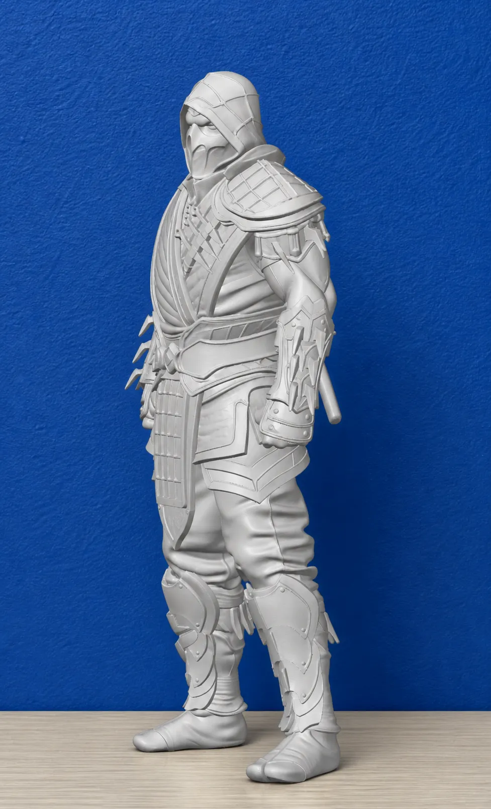 Scorpion Mortal Kombat Figurine Free 3D Print Model MakerWorld scorpion-mortal-kombat-figurine-free-3d-print-model-makerworld
