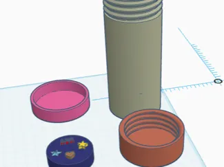 round soap mold 5 cm diameter