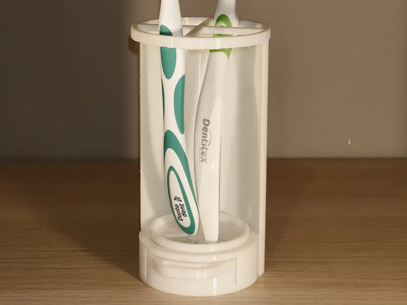 Toothbrush Holder with Drain Tray