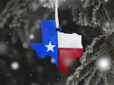 Texas Ornament/Keychain