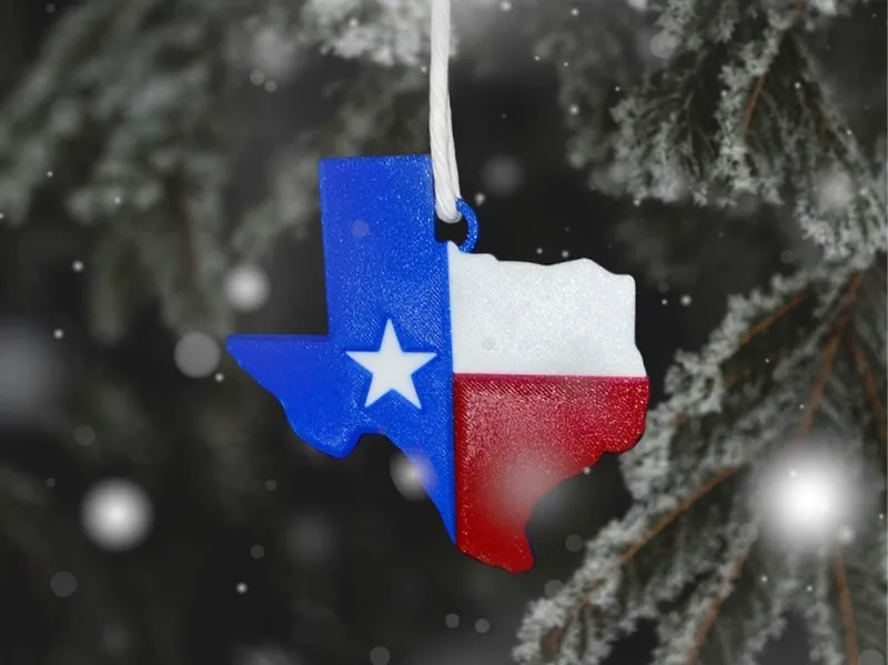 Texas Ornament/Keychain