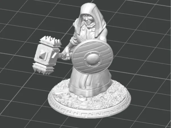 D&D miniature Suor Palmina the devote warrior