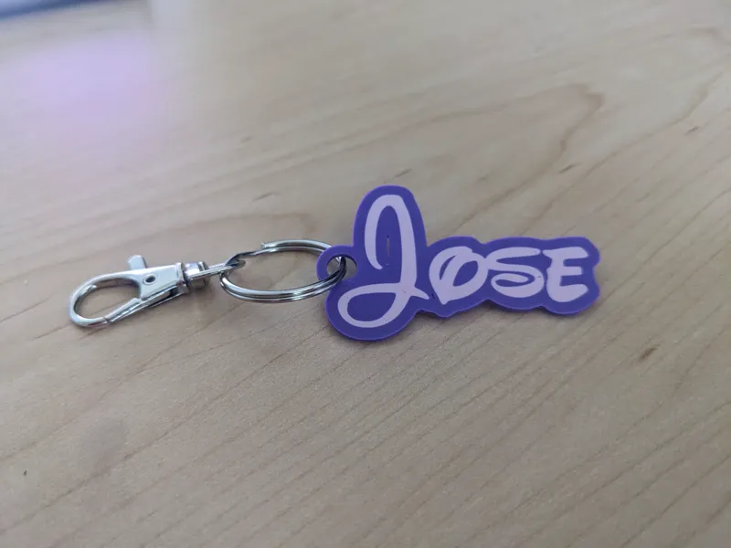 José - Disney Name Keychain