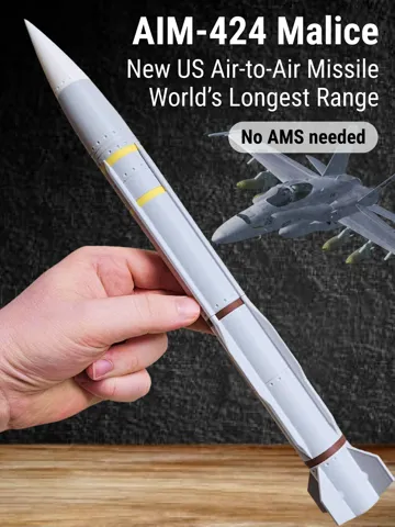 Accesorio para impresora 3D: AIM-424 Malice | World's Longest Range AA Missile — vista de referencia 2