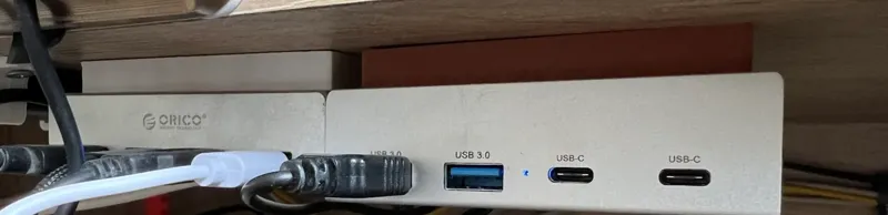usb hub under desk holder