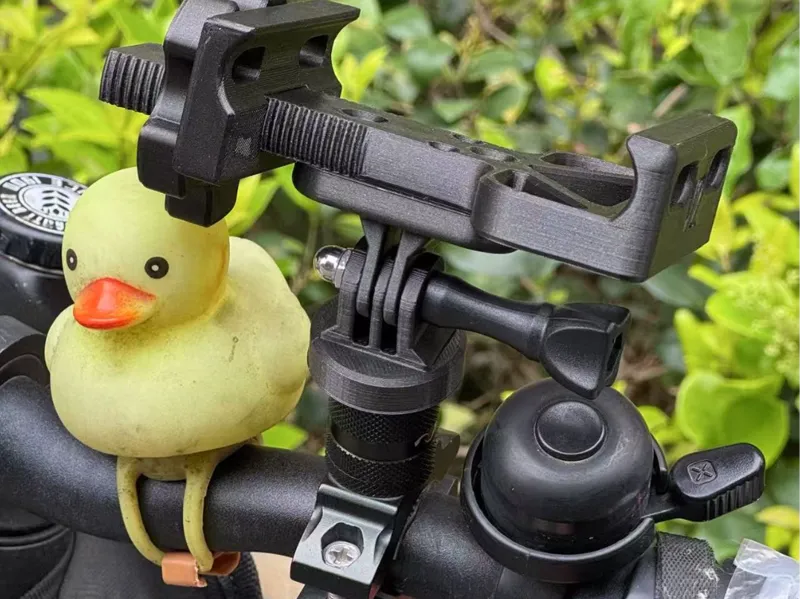 自行车手机支架 - GoPro 热熔螺母转接支架