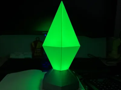 The Sims Plumbob LED Lamp w/Led Lamp Kit