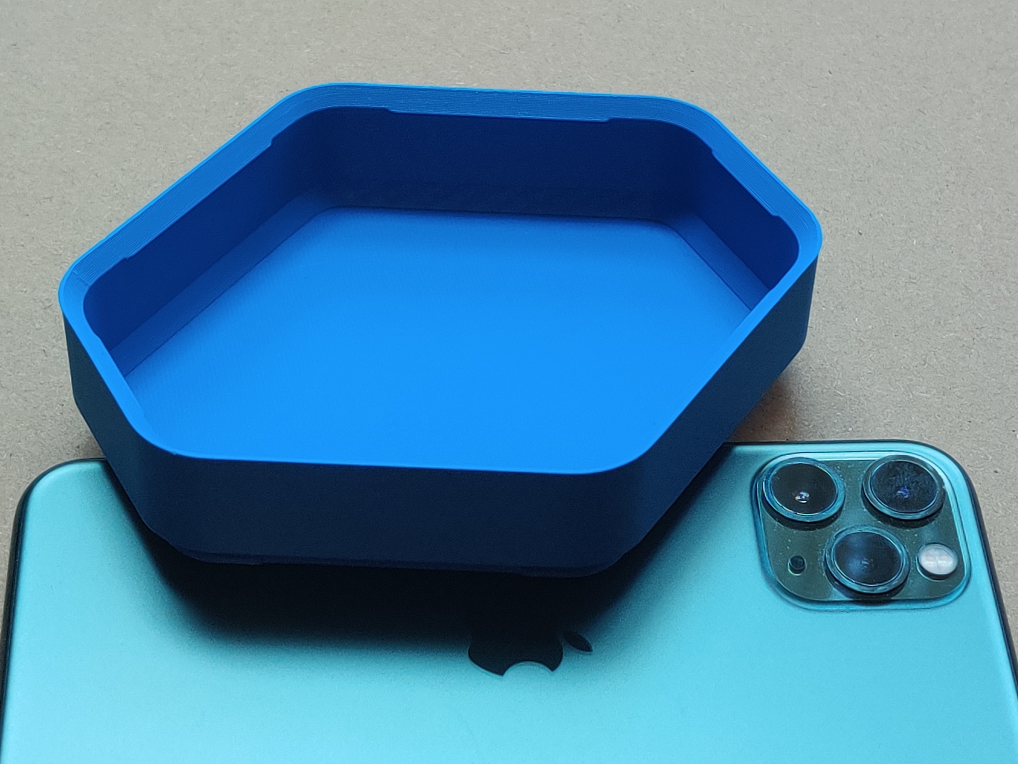 Miniatura 1 do modelo 3D Mote Pot 蓄水盆 - 胖六边形