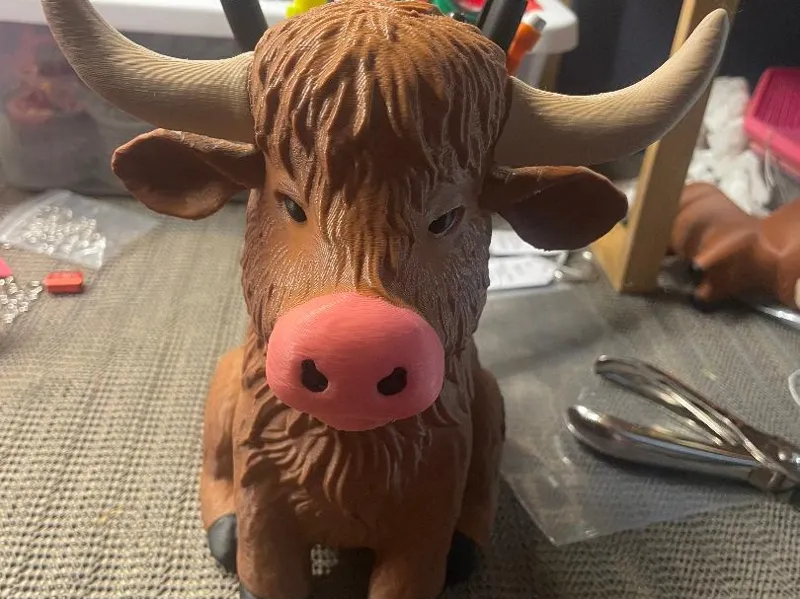HIGHLAND COW PENCIL CUP