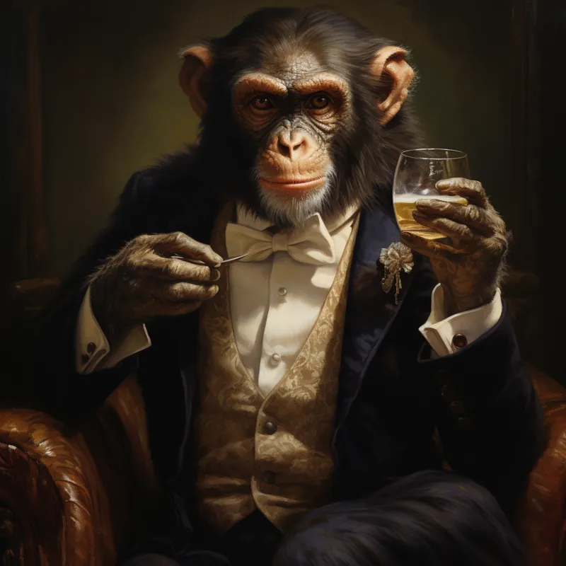Cocktail Monkey (Hueforge)
