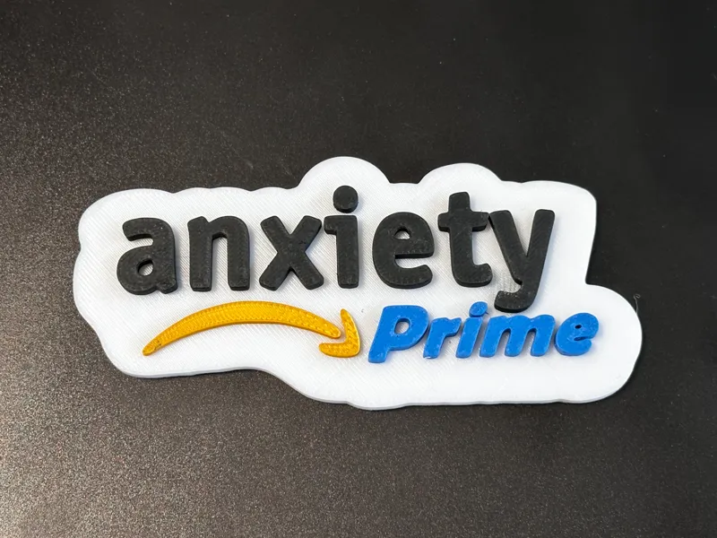Anxiety Prime - Fridge magnet