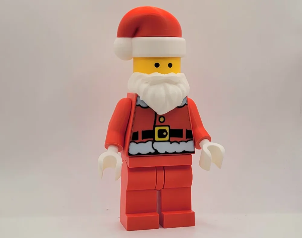 Santa Brick Santa Brick Figure by 3DeeMagic MakerWorld: Download Free 3D Models