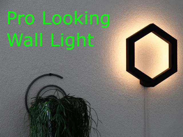 Vertical Hexagon wall Light