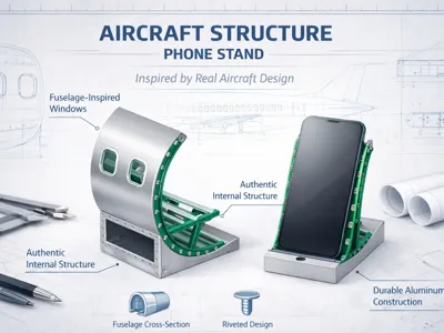 Phone Stand - Aircraft Structure