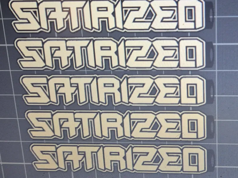 satirized logo