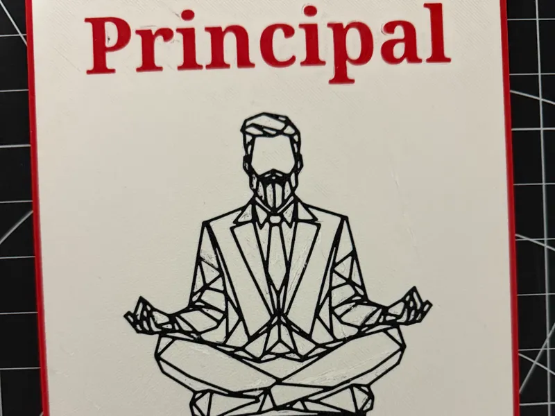 School Principle Wall Art