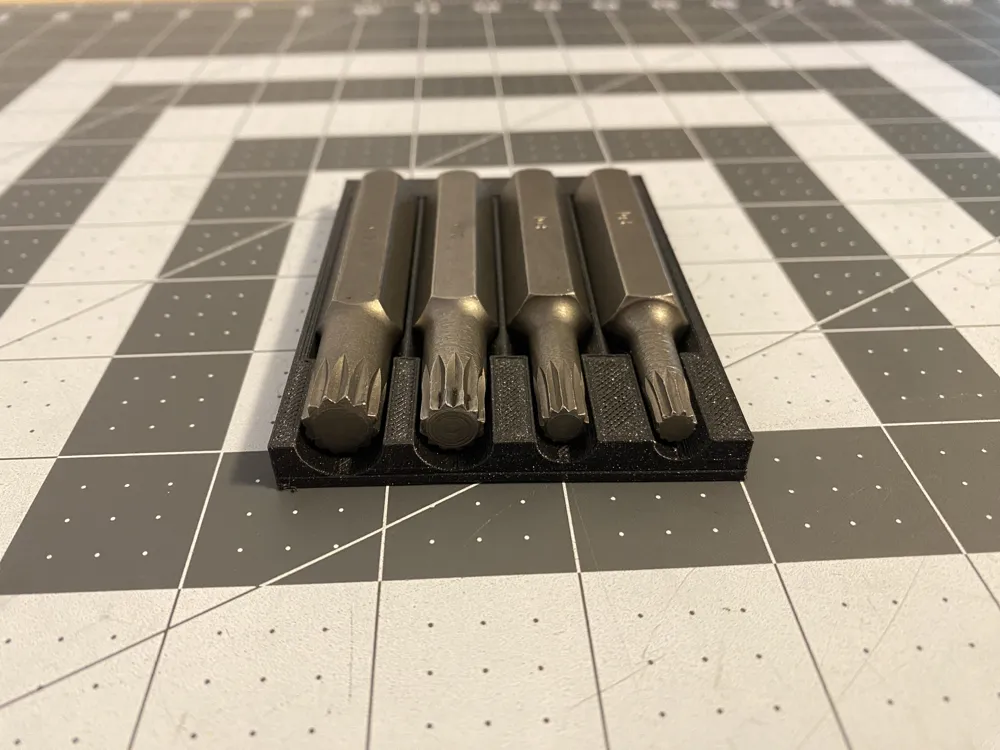 Triple Square Bit Set Holder by DaTryhard22 MakerWorld