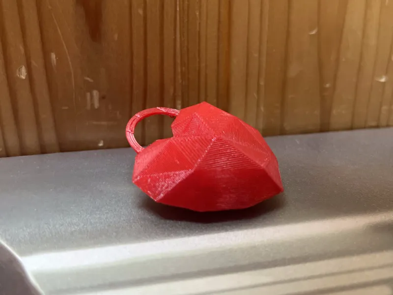 Heart keychain
