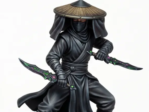 Chinese Assassin - Eastern Fantasy Miniature