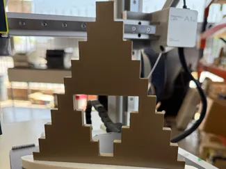 8 Bit Triforce w/ Stand