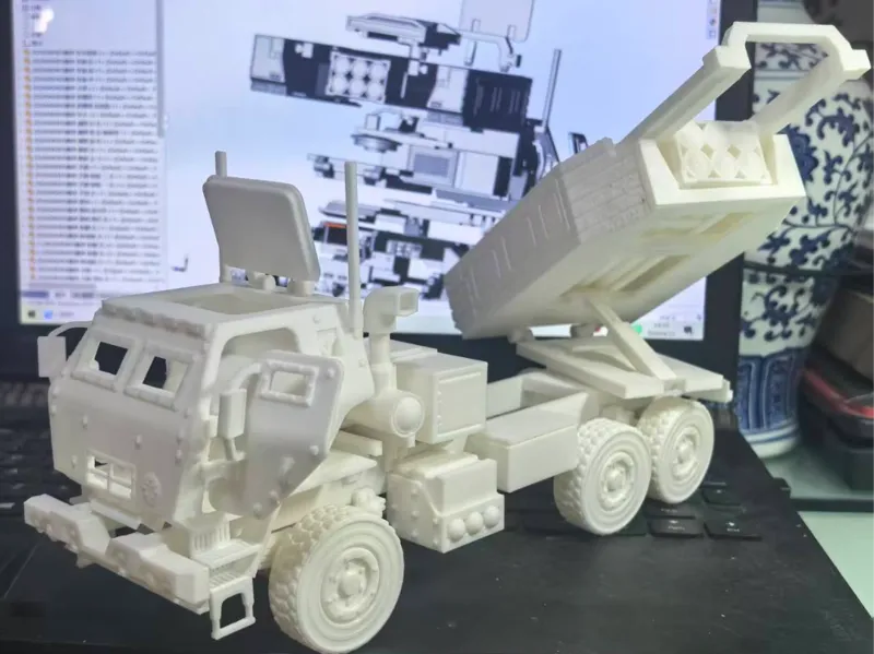 可动 分件组装 M142海玛斯火箭炮 全模块化火箭炮
