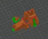 0.12mm layer height, fine print, supports enabled