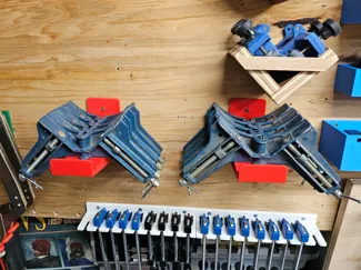 Corner Clamp Storage Bracket