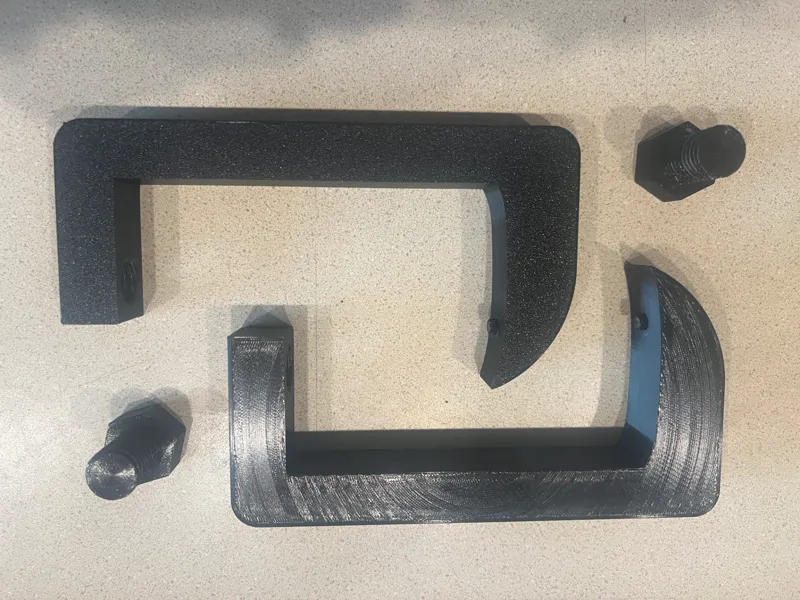 Super Extended Logitech G Saitek Yoke Clamp for 4.5" thick desk