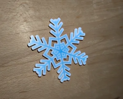 Snowflake Fridge Magnet