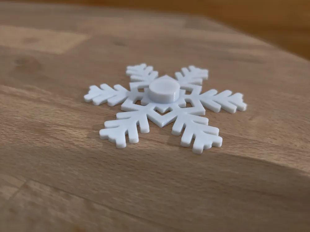 Snowflake Fridge Magnet by Bierdienst - MakerWorld