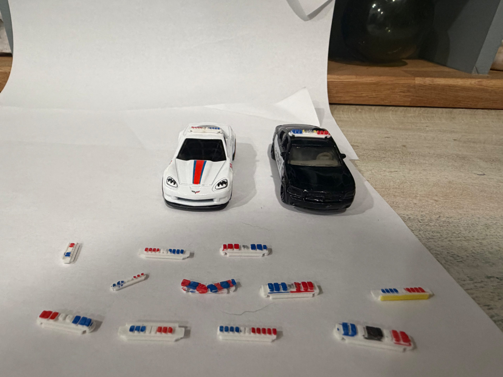 1:64 NYPD + Florida police lightbars V2 pack
