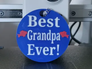 Best Grandpa Ever Keychain