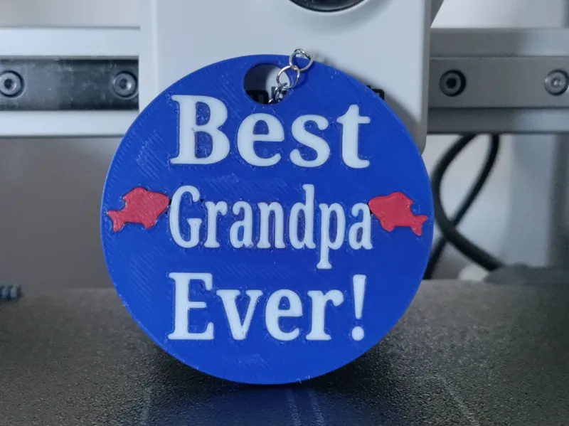 Best Grandpa Ever Keychain