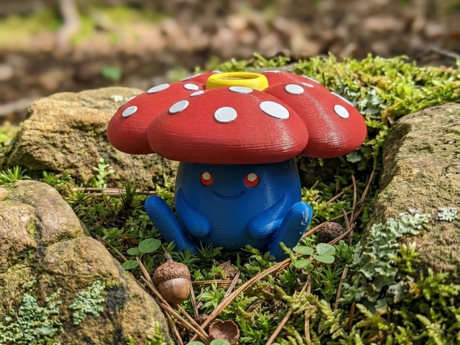 Vileplume Pokemon Figure Multi-Color Print
