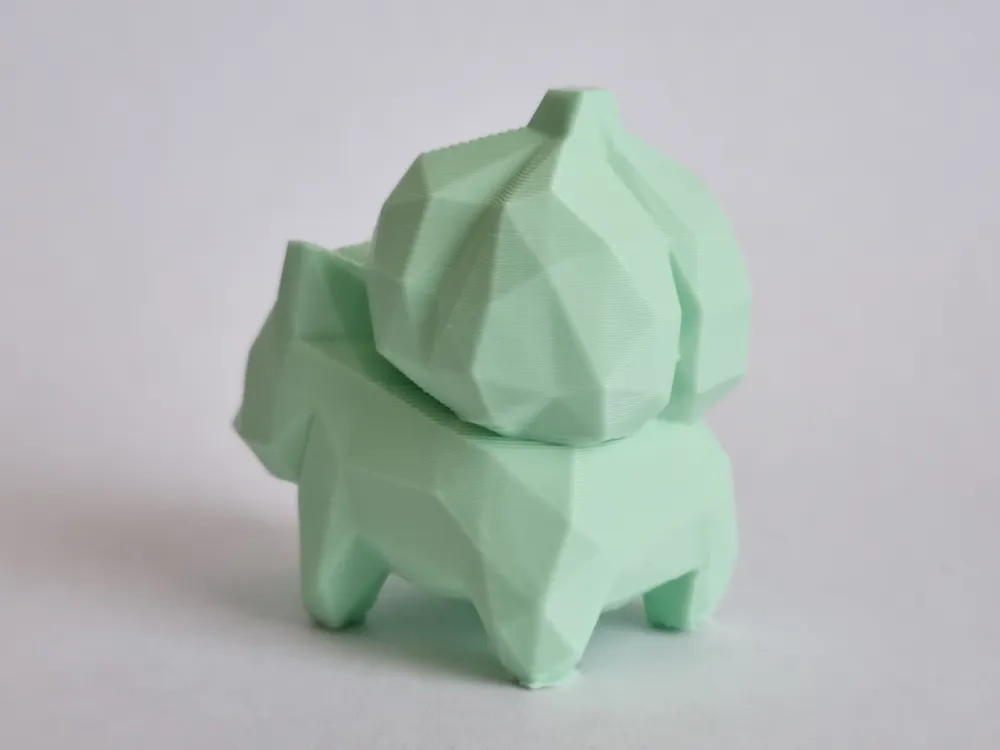 3Dプリント 低ポリゴンフシギダネポケモン - 無料3Dモデル -MakerWorld