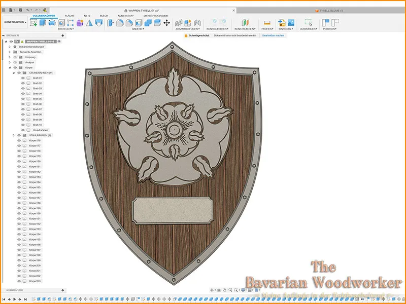 Wappenschild "House Tyrell"