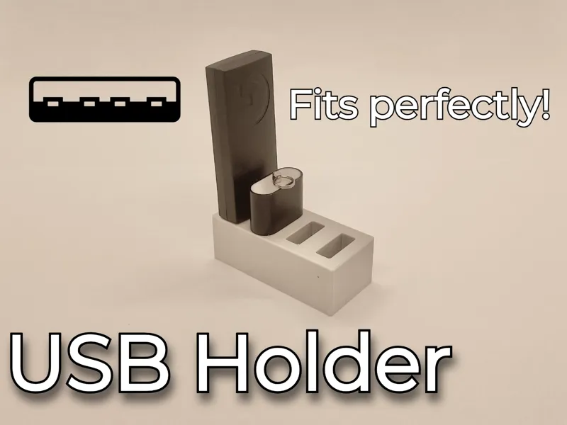 USB-A Holder [4 Slots] V1