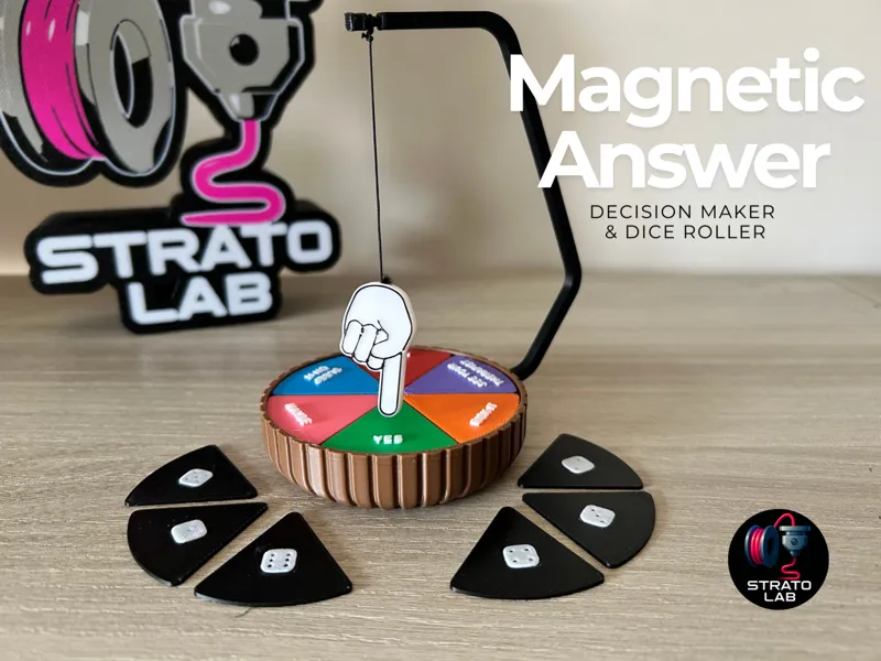 Magnetic Answer – Decision Maker & Dice Roller